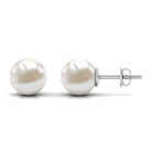 Arisha Jewels-Simple Freshwater Pearl Solitaire Stud Earrings