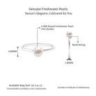 Arisha Jewels-Handpicked Freshwater Pearl Solitaire Ring