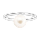 Arisha Jewels-Handpicked Freshwater Pearl Solitaire Ring