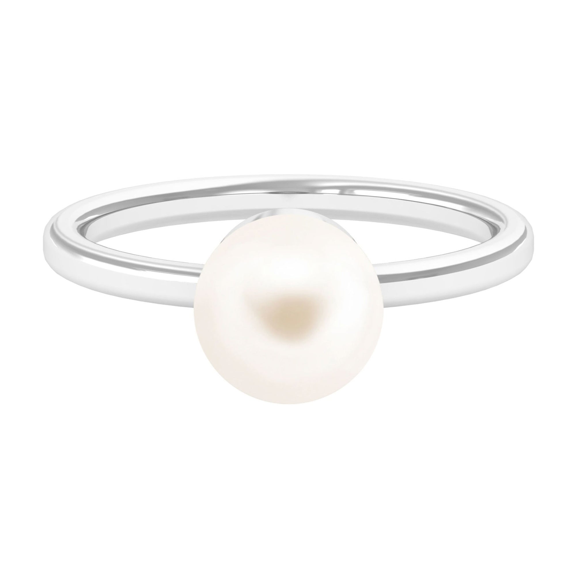 Arisha Jewels-Handpicked Freshwater Pearl Solitaire Ring