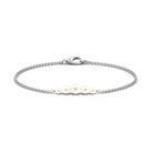 Graduated Style Freshwater Pearl Chain Bracelet Freshwater Pearl-AAA Quality - Arisha Jewels