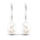 Minimal Freshwater Pearl Drop Earrings Freshwater Pearl-AAAA Quality - Arisha Jewels